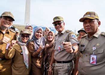 Wali Kota Jakpus Ikuti Apel Kesiapsiagaan Musim Penghujan