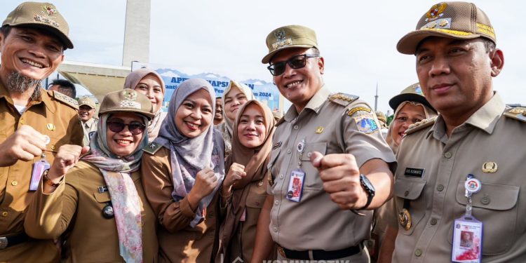 Wali Kota Jakpus Ikuti Apel Kesiapsiagaan Musim Penghujan