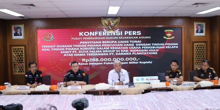Kejagung Sita Uang Rp288 Miliar dalam Kasus Korupsi dan Pencucian Uang PT Duta Palma