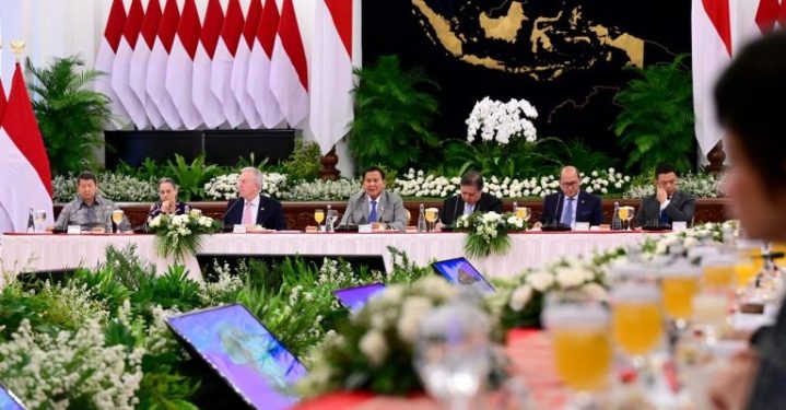 Presiden Prabowo Sampaikan Kepuasan atas Kinerja Kabinet Merah Putih Pada US-ASEAN Business Council