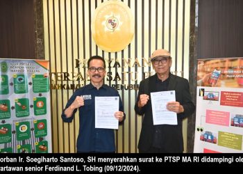 8 Tahun Berjuang Cari Keadilan, Soegiharto Santoso Surati Ketua MA