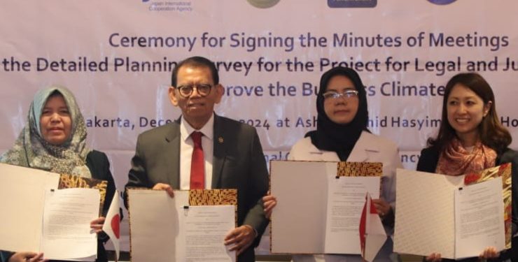 MA dan JICA Tandatangani MoM untuk Lanjutkan Kerja Sama Perkuat Sistem Peradilan Indonesia