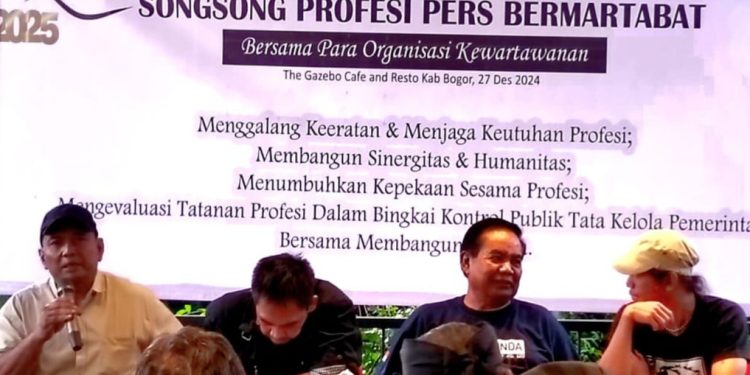 Songsong Pers Bermartabat 2025 Menjadi Fokus Utama Refleksi Akhir Tahun 2024