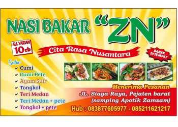 Nasi Bakar “ZN”: Kuliner Lezat dan Terjangkau di Siaga Raya