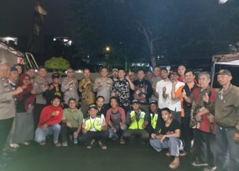 Polsek Metro Tamansari Gelar Ngopi Kamtibmas di Pos RW 03 Krukut Lio
