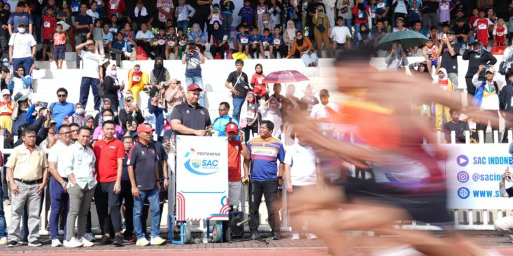 Menpora Dito Dukung Pencarian Bibit-Bibit Prestasi Atletik Melalui Pertamina SAC Indonesia 2024-2025