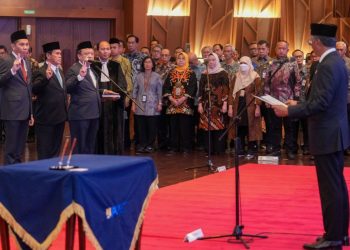 Menteri Dody Lantik 15 Pejabat Pimpinan Tinggi Madya dan 5 Staf Khusus Kementerian PU