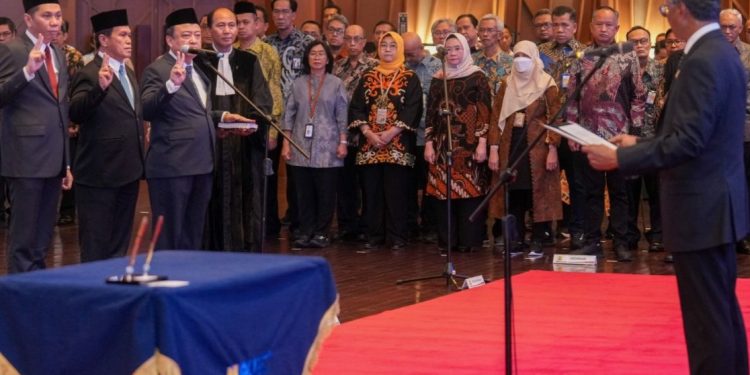 Menteri Dody Lantik 15 Pejabat Pimpinan Tinggi Madya dan 5 Staf Khusus Kementerian PU