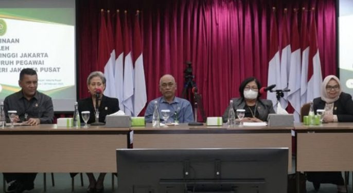 Pengadilan Tinggi Jakarta Gelar Pembinaan di PN Jakarta Pusat