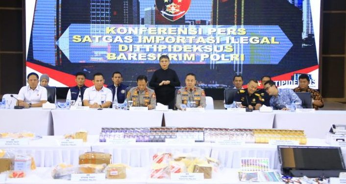 Bareskrim Polri Berhasil Membongkar Empat Kasus Penyelundupan Berbagai Jenis Barang di Sejumlah Daerah