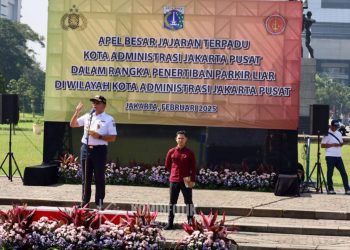 Wali Kota Jakpus Arifin Pimpin Razia Parkir Liar, Puluhan Kendaraan Ditertibkan