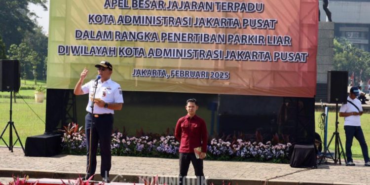 Wali Kota Jakpus Arifin Pimpin Razia Parkir Liar, Puluhan Kendaraan Ditertibkan
