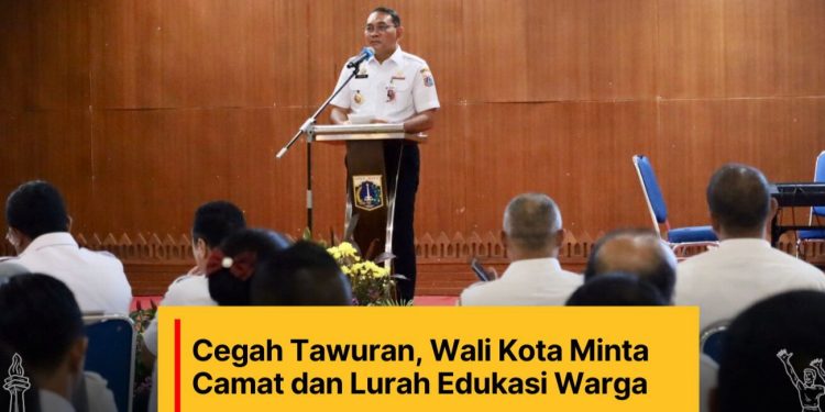 Cegah Tawuran, Wali Kota Minta Camat dan Lurah Edukasi Warga