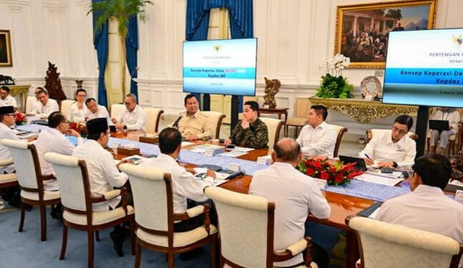 Presiden Prabowo Dorong Pembentukan Koperasi Desa Merah Putih di 70 Ribu Desa