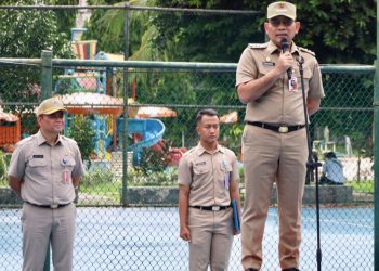 Pemkot Jakpus Gelar Penertiban PKL dan Parkir Liar di Cempaka Putih Raya