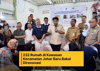 Arifin dampingi Menteri Perumahan Maruarar Sirait 232 Rumah di Kawasan Kecamatan Johar Baru Bakal Direnovasi