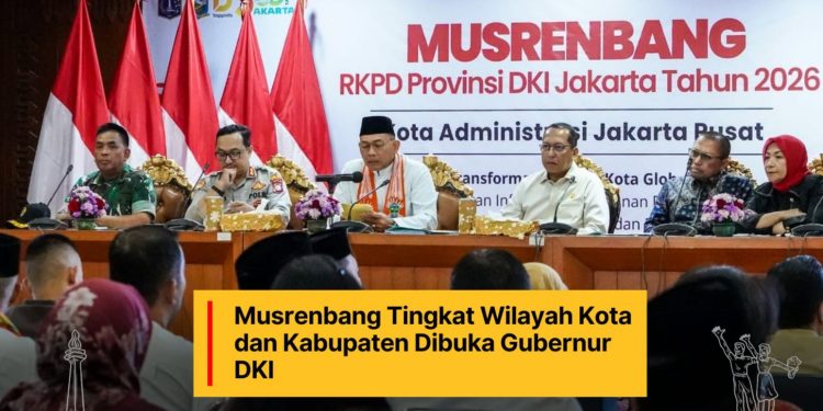Musrenbang Tingkat Wilayah Kota dan Kabupaten Dibuka Gubernur DKI