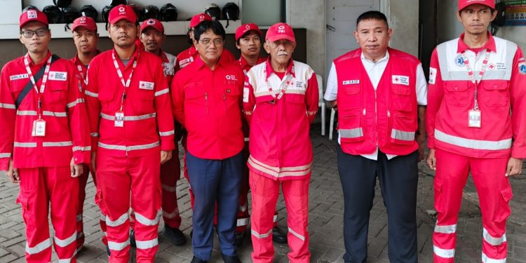 PMI Jakarta Pusat Gelar Apel Kesiapsiagaan Jelang Hari Raya Idul Fitri 1446 H