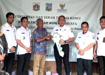 Wali Kota Jakarta Pusat Resmikan Program Bedah Rumah Dhuafa di Kelurahan Bungur