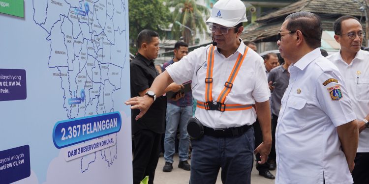 GUBERNUR DKI JAKARTA RESMIKAN SOLUSI AIR UNTUK WARGA JAKARTA