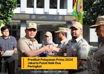 Jakarta Pusat Naik Dua Peringkat, Raih Predikat Pelayanan Prima Nasional 2024