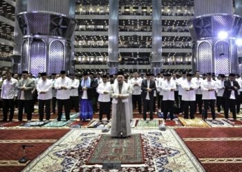 Presiden Prabowo Subianto Salat Iduladha 1446 Hijriah di Masjid Istiqlal Jakarta