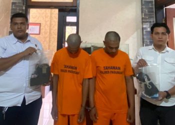 Ungkap Kasus Peredaran Sabu, Polres Pasuruan Amankan Dua Pengedar