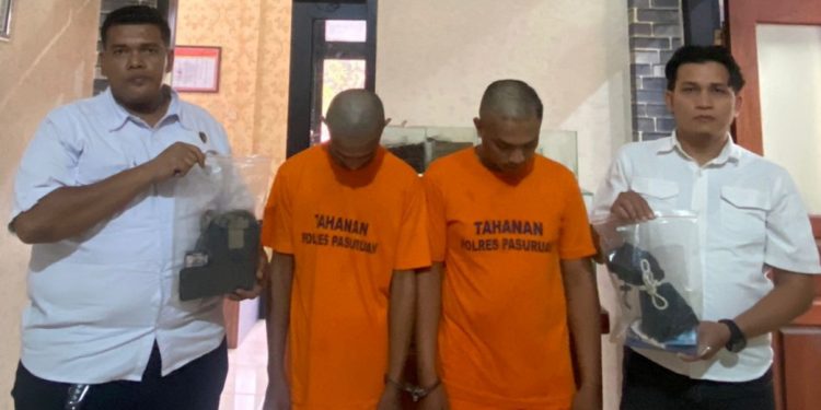 Ungkap Kasus Peredaran Sabu, Polres Pasuruan Amankan Dua Pengedar