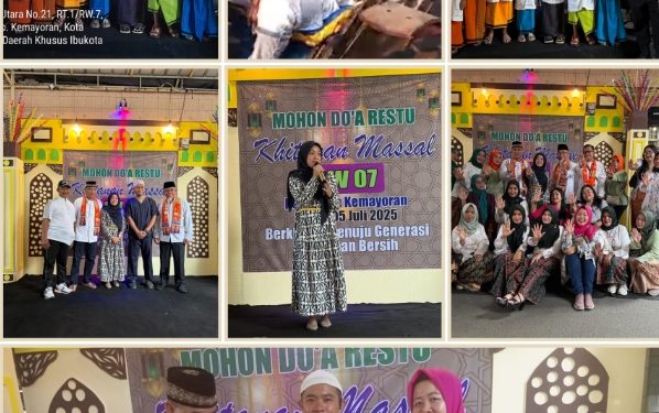 Sunatan Massal di RW 07 Kemayoran, Diarak Pakai Delman dan di Hadiri Lurah Kemayoran