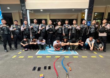 Patroli Perintis Presisi Bekuk 9 Remaja Tawuran di Kramat Raya