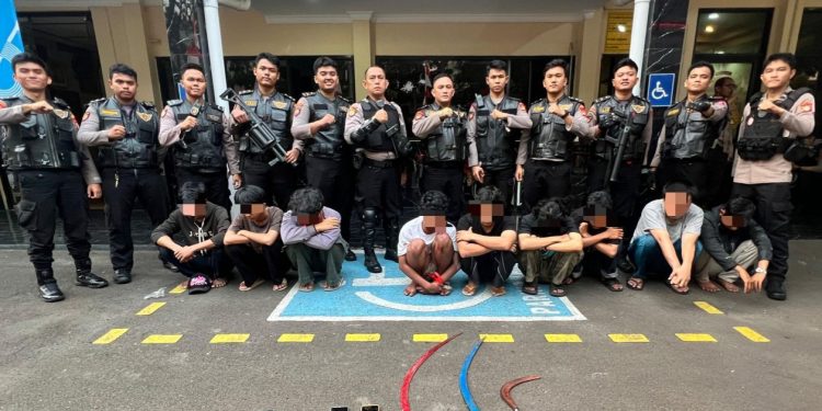 Patroli Perintis Presisi Bekuk 9 Remaja Tawuran di Kramat Raya