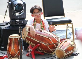 Muhammad Zinsky Rainavan Tampil Memukau di Ruang Seni Siswa Anjungan Sarinah
