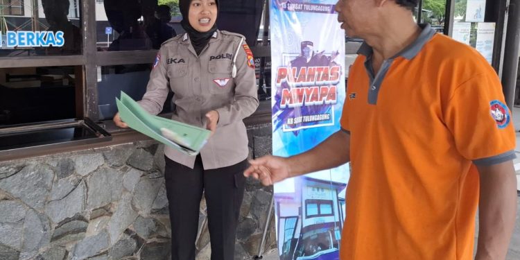 Polisi Menyapa, Satlantas Polres Tulungagung Tingkatkan Kualitas Pelayanan Publik