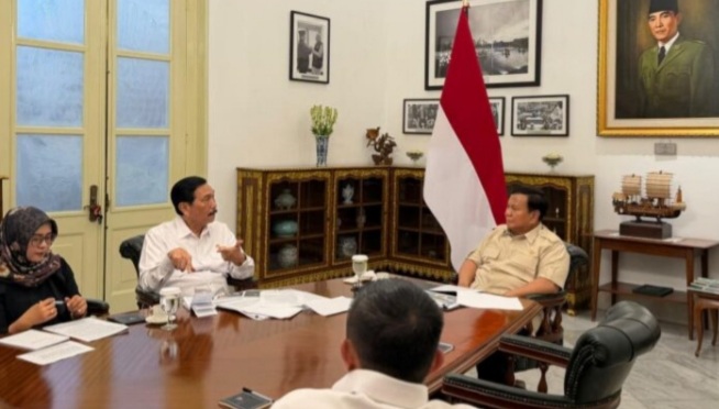 Presiden Prabowo Terima Laporan DEN, Bahas Penguatan Sektor Produktif