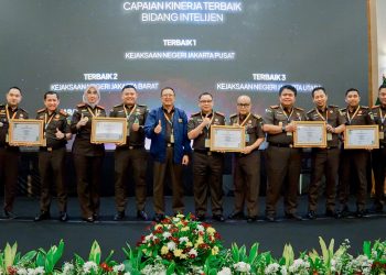 Kejari Jakpus Raih Juara Umum Terbaik I se-DK Jakarta di Rakerda Kejati 2025