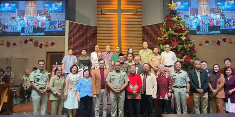 Natal 2025 di Jakpus, Wali Kota Arifin Ajak Perkuat Toleransi