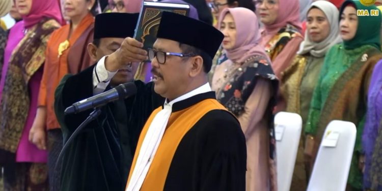 Prof. Yanto Dilantik sebagai Ketua Muda Pengawasan Mahkamah Agung