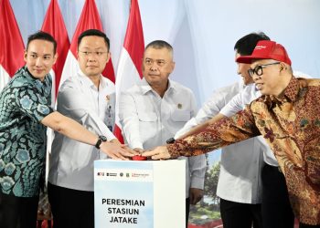 Menhub Dudy Resmikan Stasiun Jatake, Perkuat Mobilitas Kawasan Perkotaan