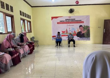 Guru MI Nurul Fatah Al Islami Ikuti Sosialisasi Wawasan Pilar Kebangsaan Bersama Anggota DPD RI