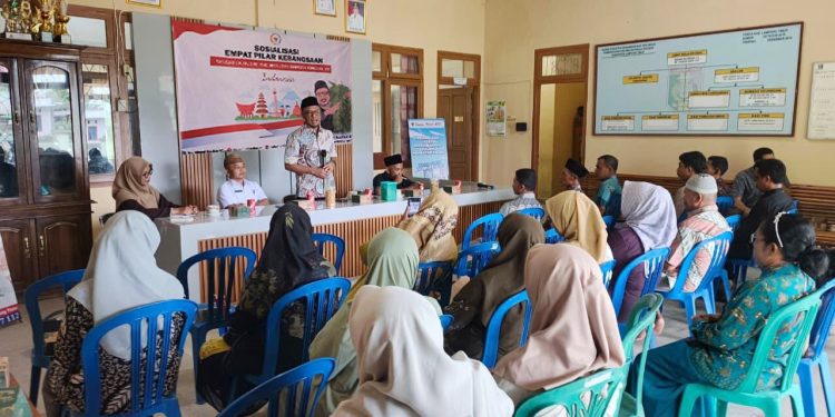 Ahmad Bastian Sosialisasikan Empat Pilar Kebangsaan di Jati Agung, Ajak Masyarakat Perkuat Persatuan Bangsa