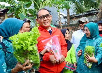 Wali Kota Jakpus Arifin Apresiasi Urban Farming RW 08 Paseban, Dorong Penataan Kawasan dan Perluasan Ruang Hijau