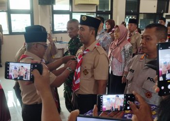 Ishran Prasetiawan, Baru Resmi Pimpin Kwartir Ranting Pramuka, Siap Cetak Generasi Emas Indonesia