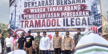 Wali Kota Jakpus Pimpin Deklarasi Perang Melawan Tramadol Ilegal, Tanah Abang Siap Bersih dari Obat Terlarang