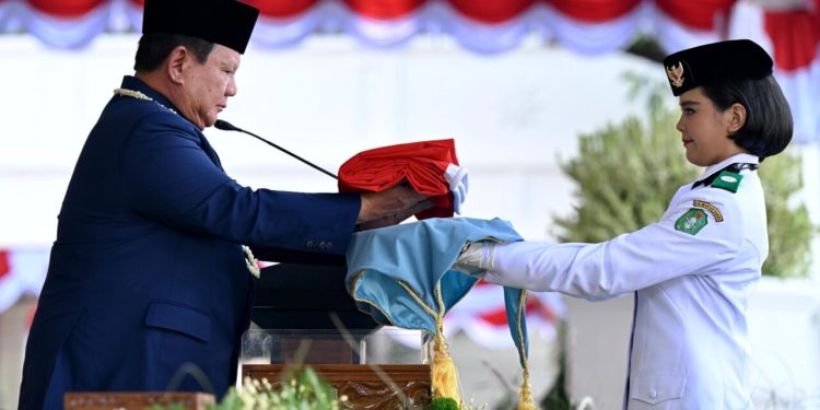 Khidmat dan Penuh Makna, Presiden Prabowo Pimpin Upacara Detik-Detik Proklamasi di Istana Merdeka