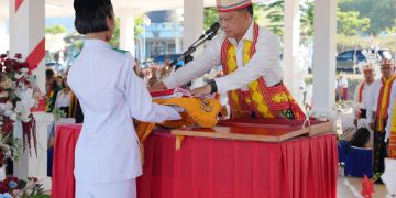 Mendagri Tito Pimpin Upacara HUT Ke-81 Kemerdekaan RI di Manggarai Timur