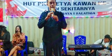 Semarak HUT RI ke-81, PKL Pasar Raya Salatiga Rayakan 24 Tahun Paguyuban Setya Kawan