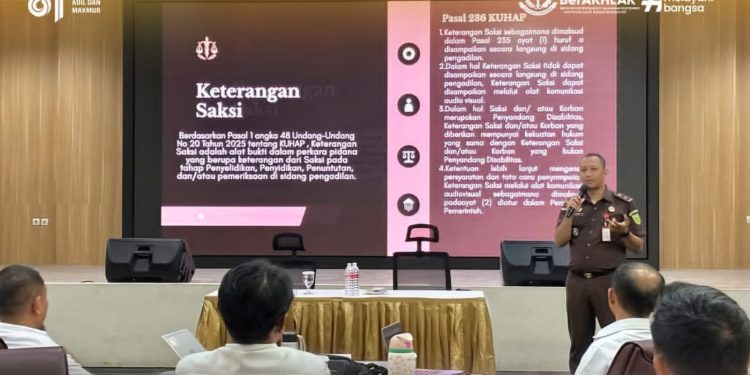 Kasi Pidum Kejari Jakpus Jadi Pengajar Pelatihan Kementerian Keuangan RI 2026